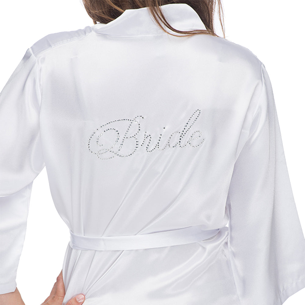 Rhinestone Bride Robe
