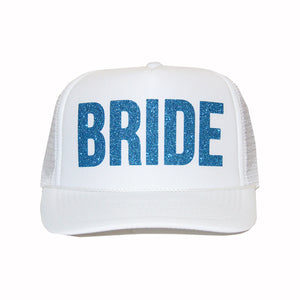 Bride Glitter Trucker Hat