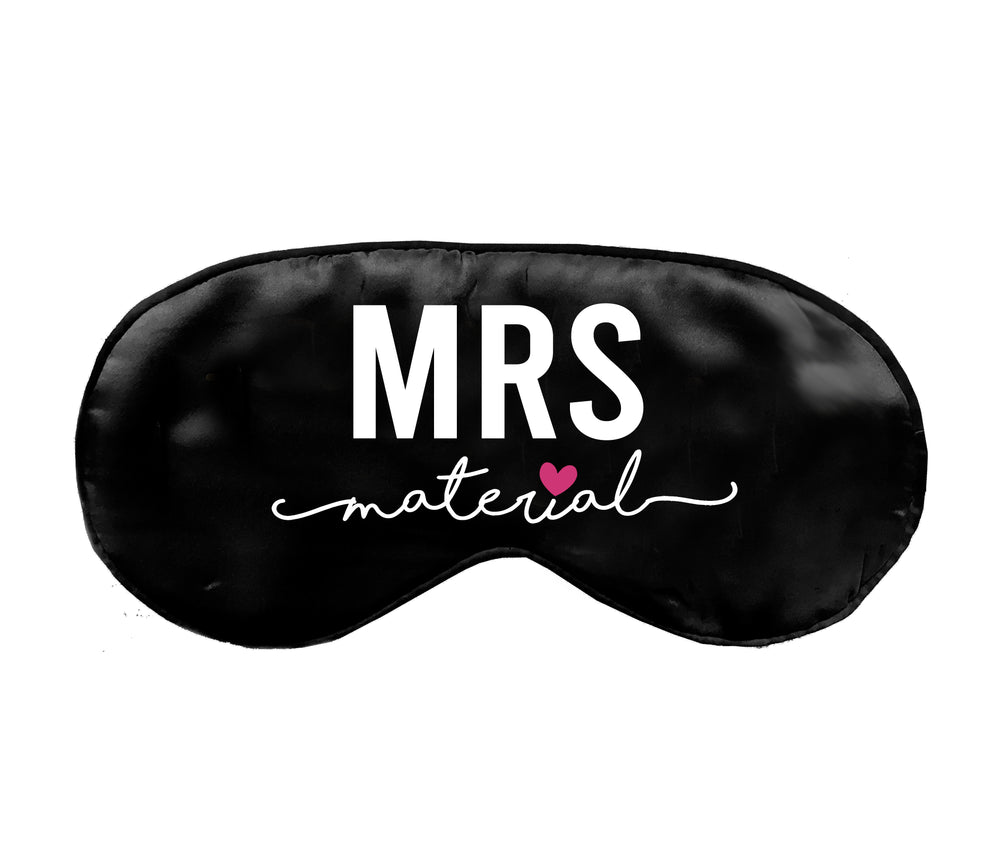 Mrs. Material Silk Eyemask