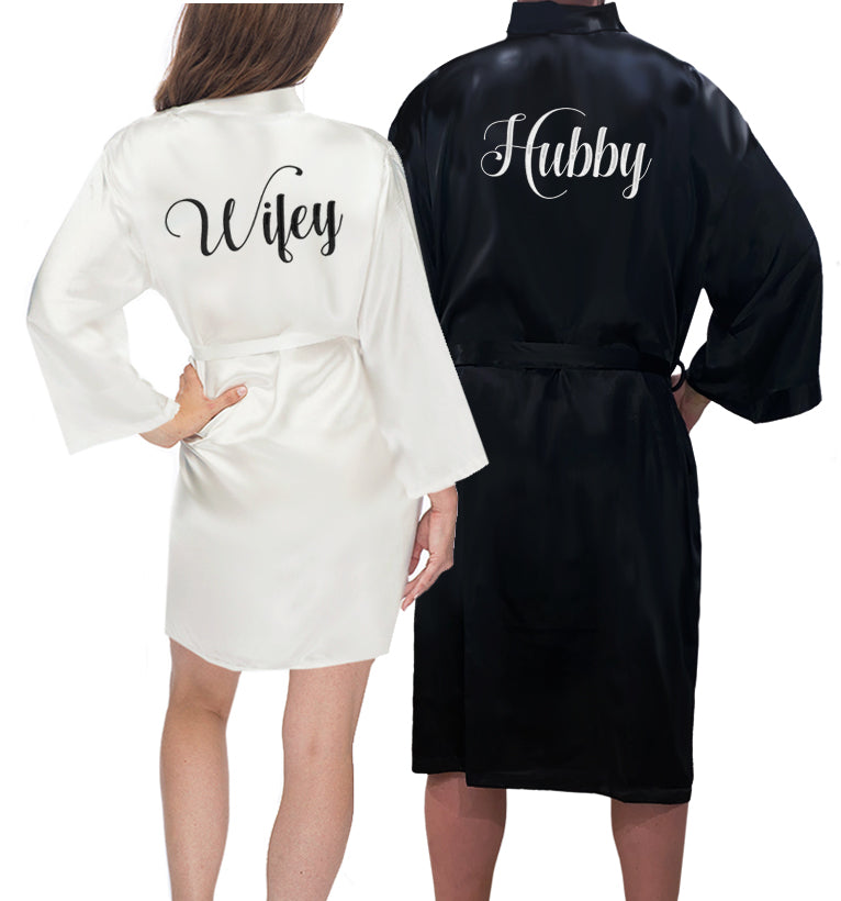 Wifey and Hubby Robe Set