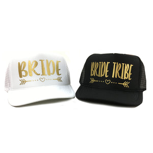 BRIDE TRIBE with Heart and Arrow Trucker Hat