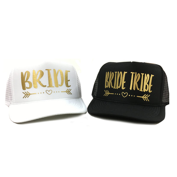 Bride Trucker Hat - Wedding Cap For Bride-to-Be, Bridal Party, Bach Party Gift With 3D Embroidery