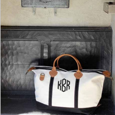 Monogrammed weekender Outlet