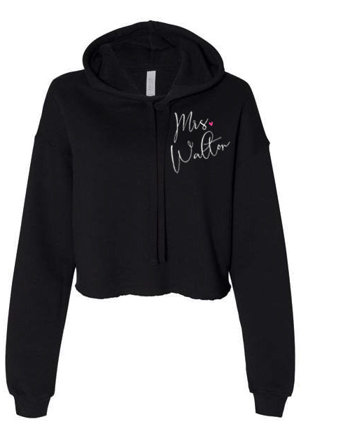 Personalized Camila Crop Hoodie