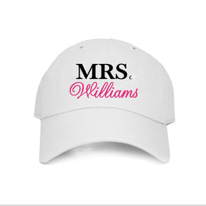 Personalized Mrs. Hat