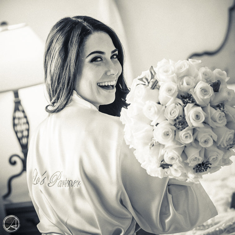 Personalized Mrs. Satin Bridal Robe