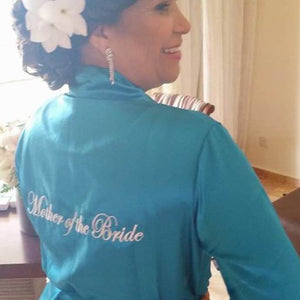 Mother of the Bride Satin Robe