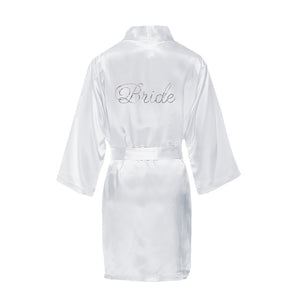 Rhinestone Bride Robe