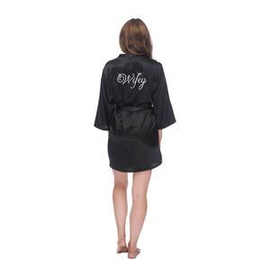 Rhinestone Wifey Robe