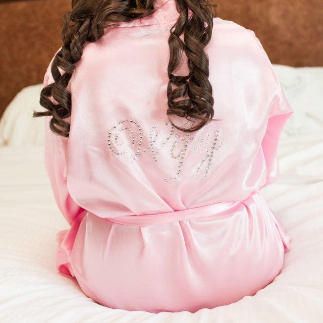 Rhinestone Wifey Robe
