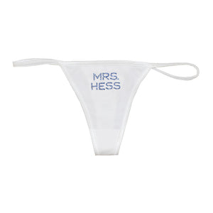 
            
                Load image into Gallery viewer, Personalized Mrs. Thong with Swarovski Crystals
            
        