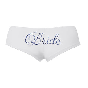 Rhinestone Bride Boyshorts, Bridal Boyshorts, Bridal Underwear – Classy  Bride