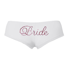 Rhinestone Bride Boyshorts