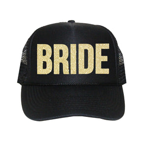 Bride Glitter Trucker Hat