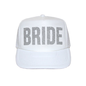 Bride Glitter Trucker Hat