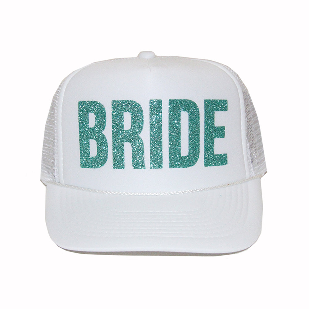 Bride Glitter Trucker Hat