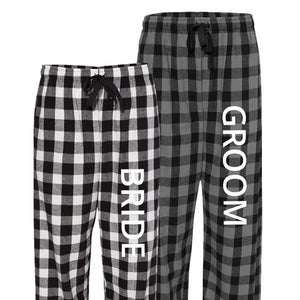 Bride and Groom Flannel Pajama Set