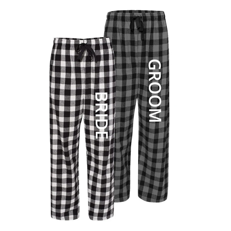 Bride and Groom Flannel Pajama Set
