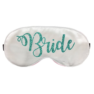 
            
                Load image into Gallery viewer, Bride Silk Eyemask, Bride Sleep Masks, Bridal Shower Gift
            
        