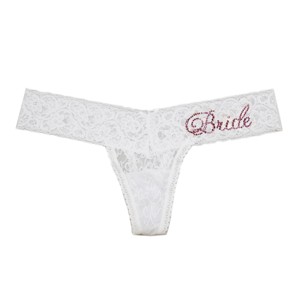 Darling Lace Bride Thong