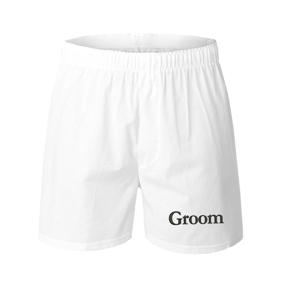 
            
                Load image into Gallery viewer, Groom Boxers, Groom Underwear, Groom Briefs. Wedding Day Underwear
            
        