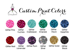 Personalized Future Mrs. Glitter Sash