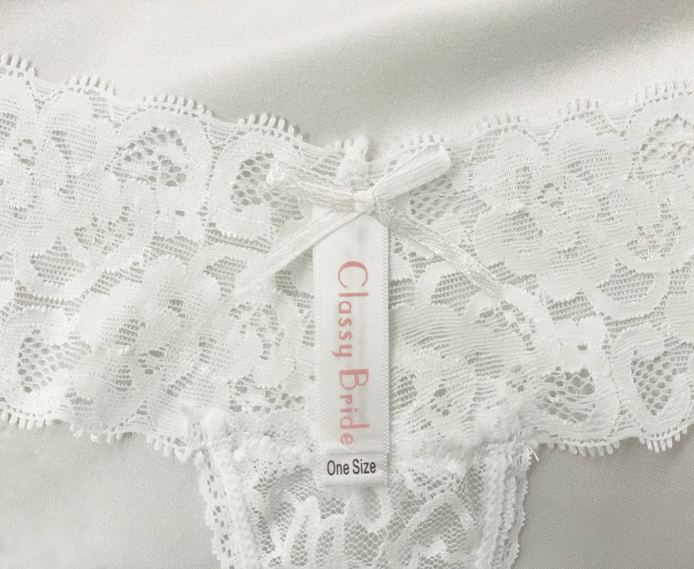 Darling Lace Bride Thong