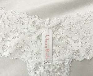 Darling Lace Bride Thong