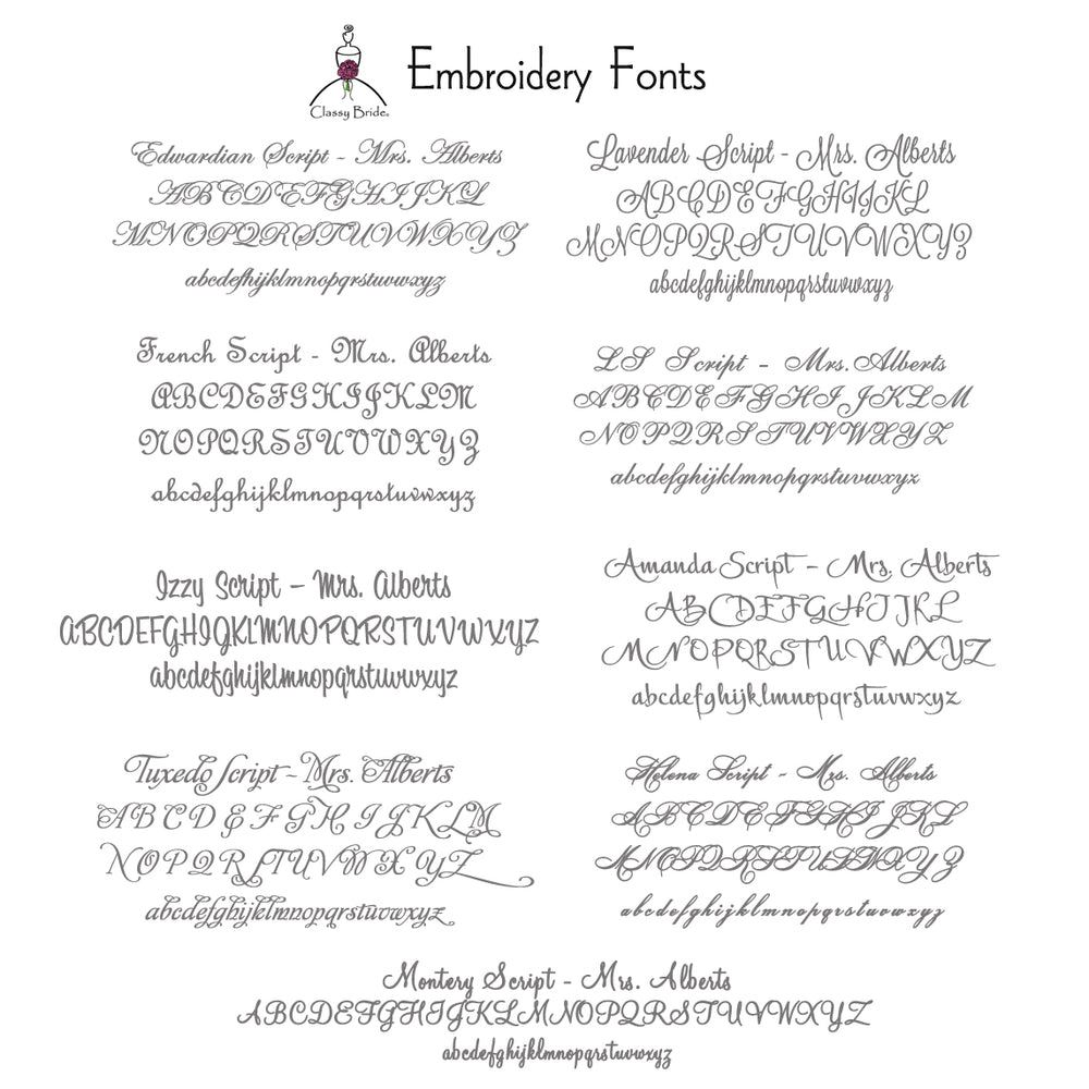 Blogfonts Iron Robe Personalized Mrs. Satin Bridal Robe, Monogrammed Bride Robe – Classy Bride