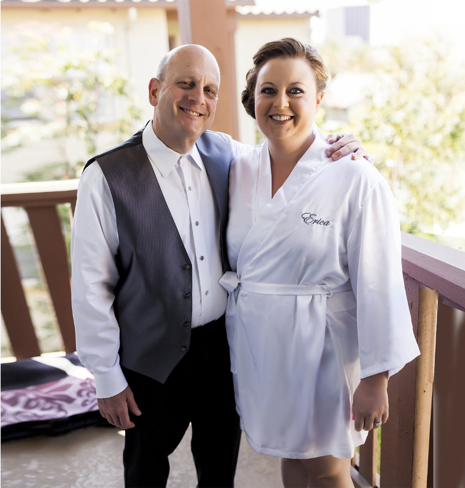 Personalized Mrs. Robe with Name on Front