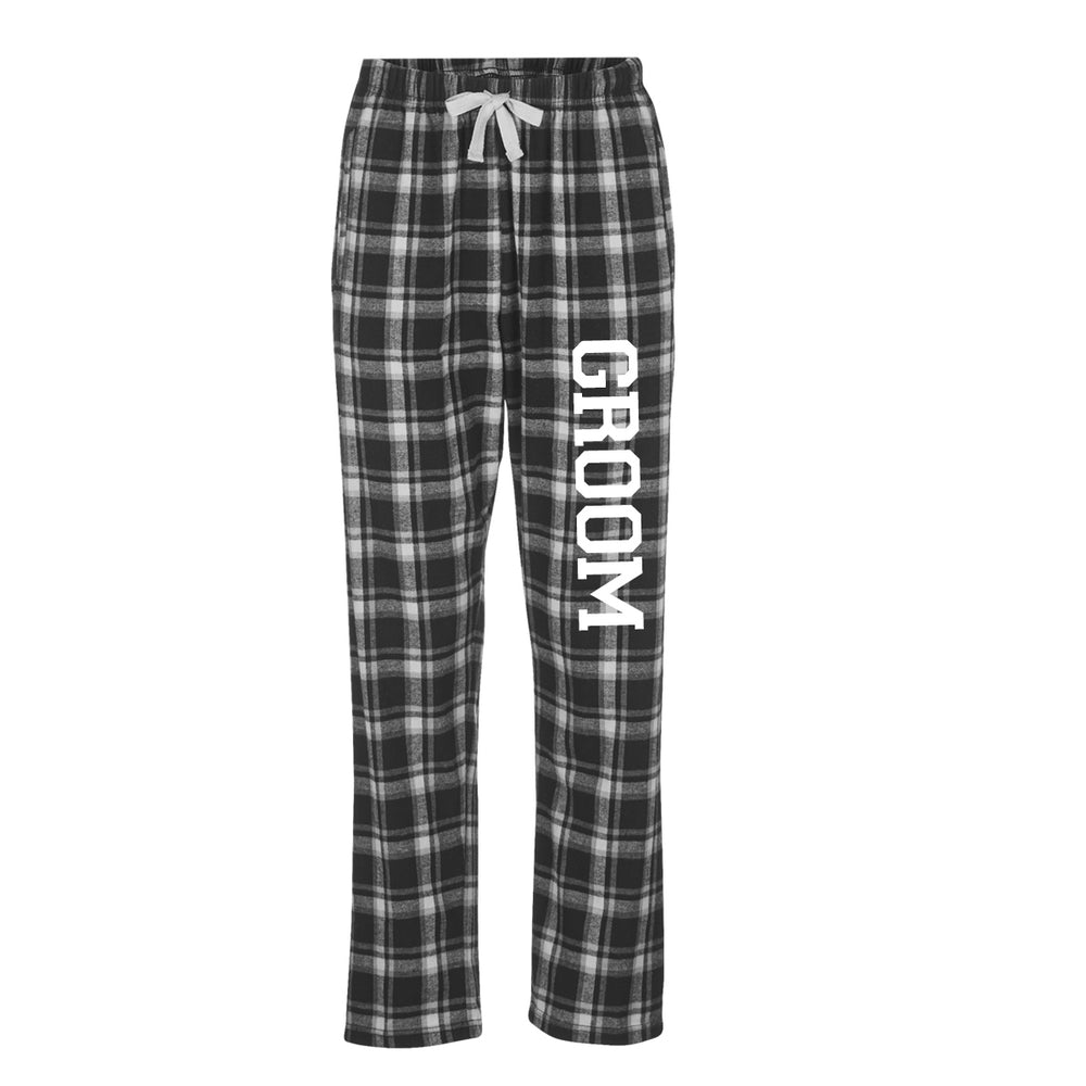 Groom Flannels - Black and White