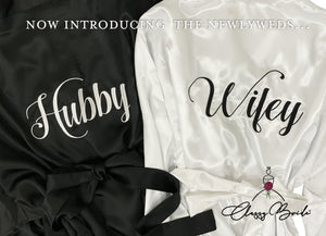 Wifey and Hubby Robe Set