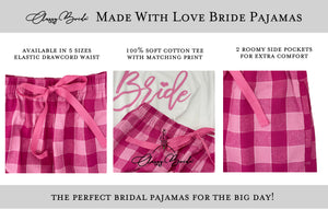 Made with Love Personalized Bride Pajama Set