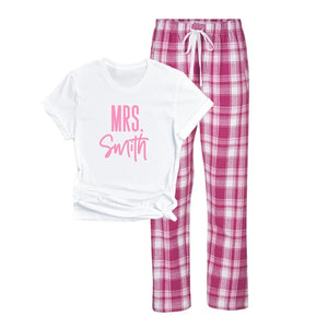 Made with Love Personalized Bride Pajama Set