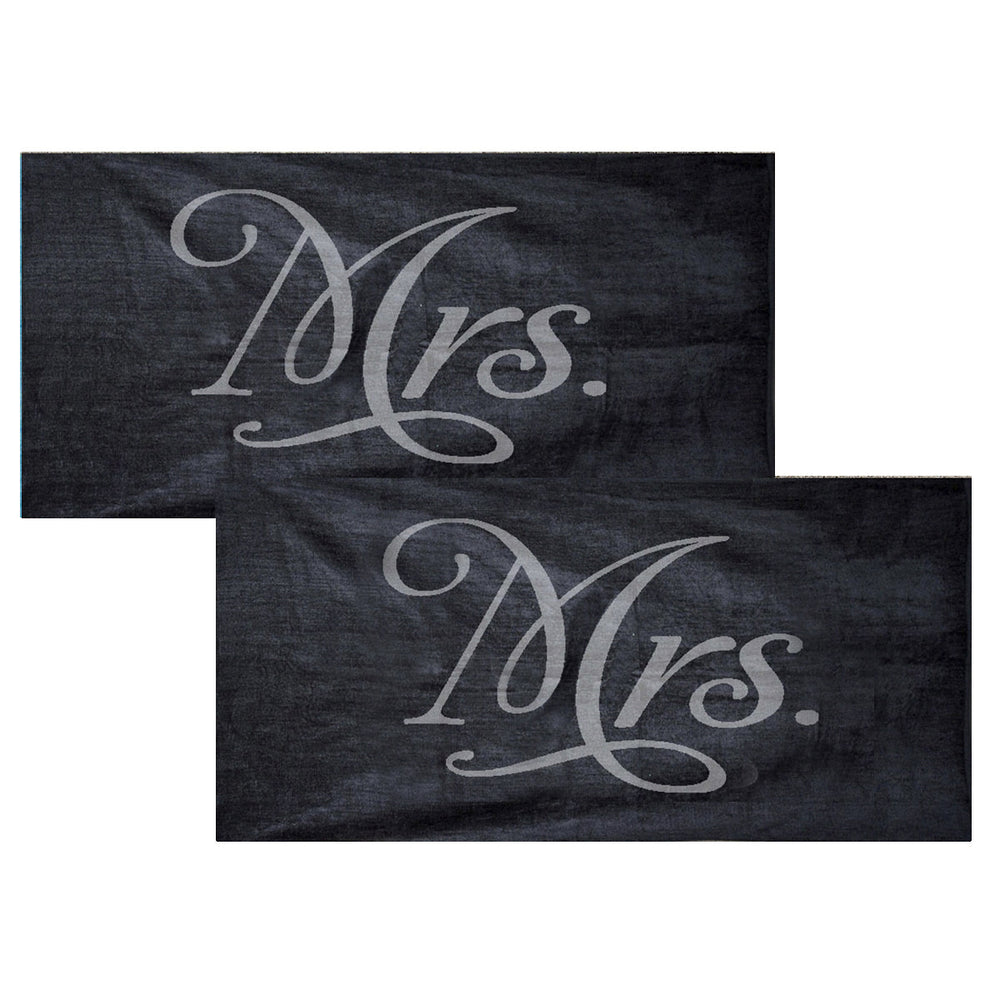 Mrs. and Mrs. Towel Set