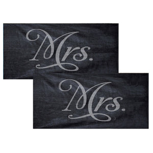 Mrs. and Mrs. Towel Set