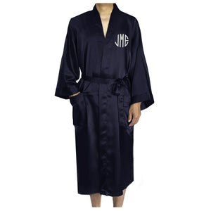 
            
                Load image into Gallery viewer, Monogrammed Mens Satin Robe
            
        