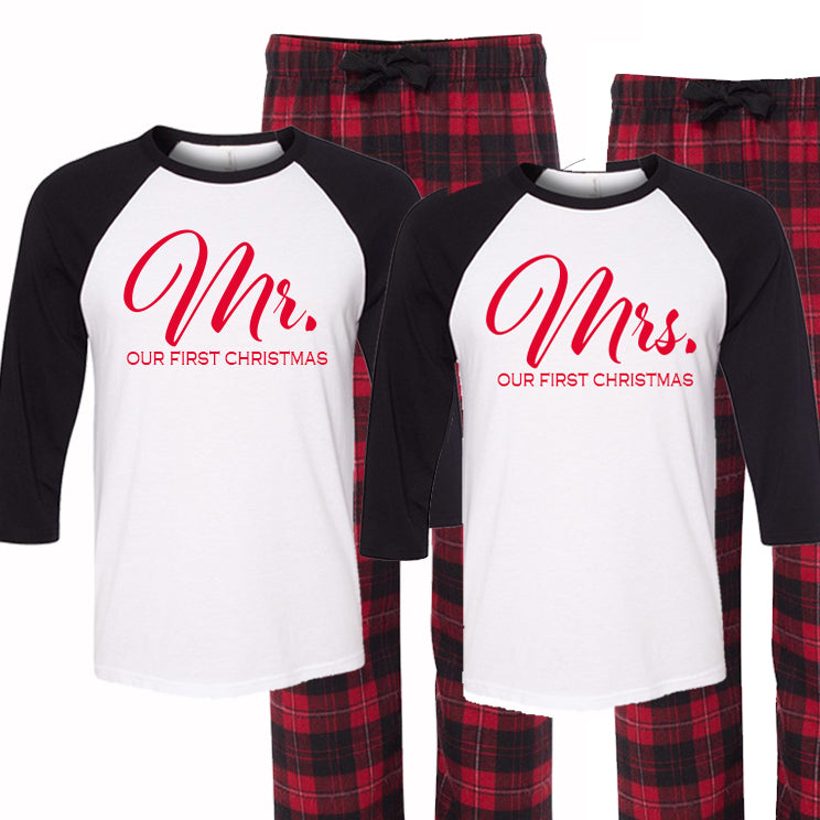 
            
                Load image into Gallery viewer, Our First Christmas Pajama Set - Buffalo Plaid
            
        