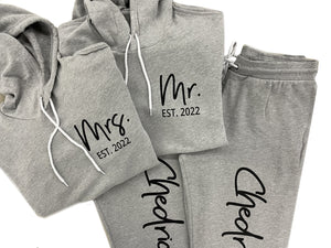 Personalized Hubby Wifey Honeymooners Set