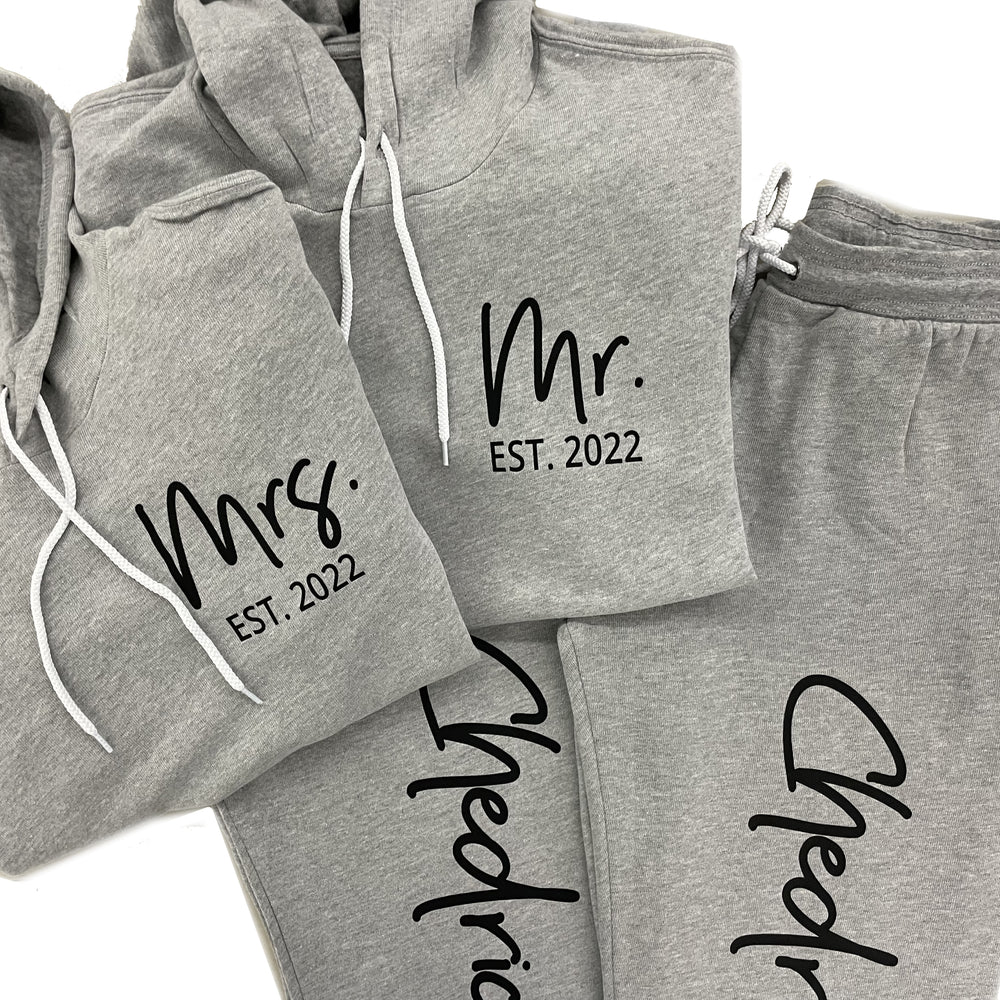Personalized Hubby Wifey Honeymooners Set