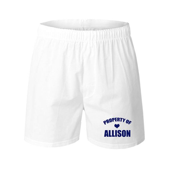 Personalized Property of Boxer Shorts