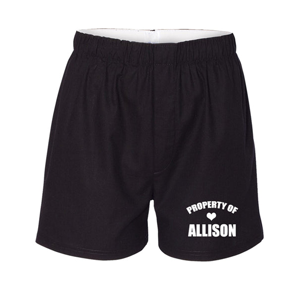 Personalized Property of Boxer Shorts