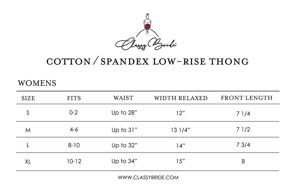 Bride to Be Wedding Day Low-Rise Thong Pack - Set of 3