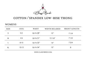 Bride to Be Wedding Day Low-Rise Thong Pack - Set of 3