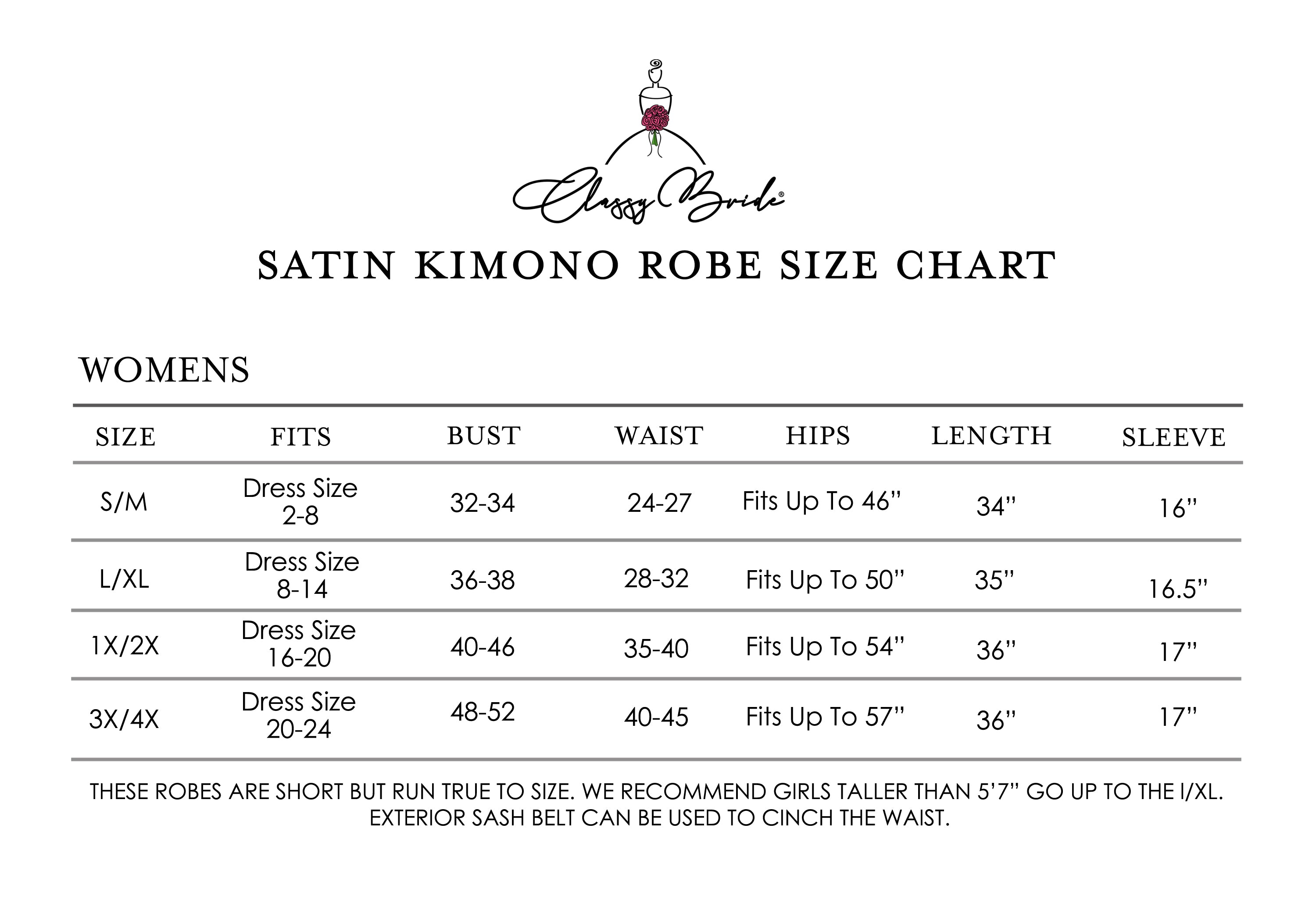 Bridal Satin Robe, Satin Bridal Party Robes, Wedding Day Robes – Classy ...