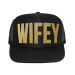 Wifey Hat, Honeymoon Hat, Trucker Hat, Bride Hat