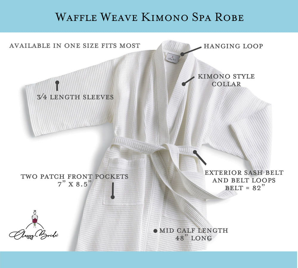 
            
                Load image into Gallery viewer, Mr. and Mrs. Waffle Weave Spa Robe Set
            
        