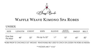 Personalized Mr. and Mrs. Waffle Weave Spa Robe Set