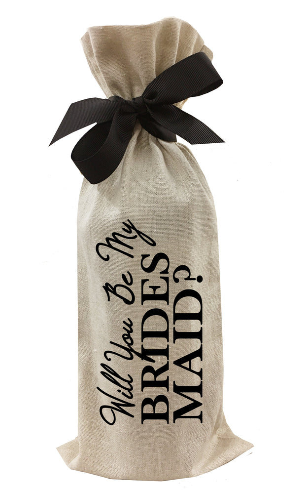 Will You Be My Bridesmaid? Wine Bag