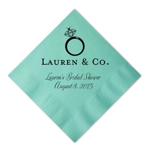 Personalized Napkins BRIDE & CO. - Set of 100